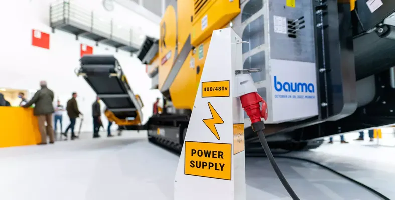 An image from a previous bauma event