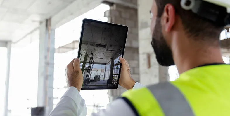 A_man_at_a_construction_site 