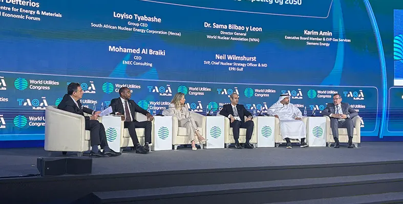Internationally, the nuclear renaissance is gaining momentum. (Image source: Alain Charles Publishing) The_panel_discussion