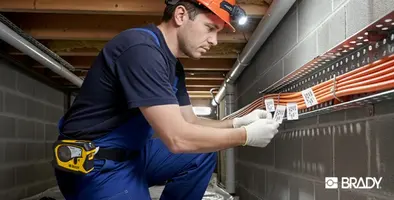 a_man_adding_labels