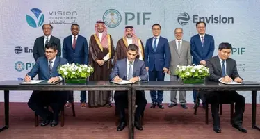 Envision and PIF's team at the signing 