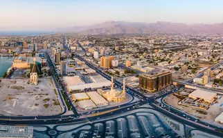 Aerial view of Ras Al Khaimah. (Image source: Getty Images)
