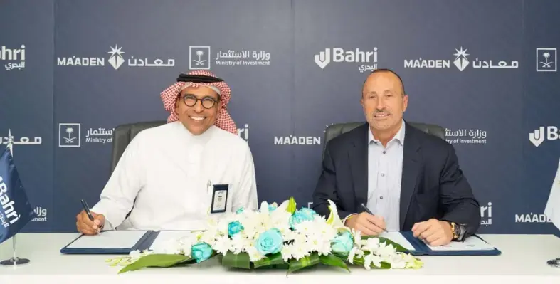 The signing ceremony.