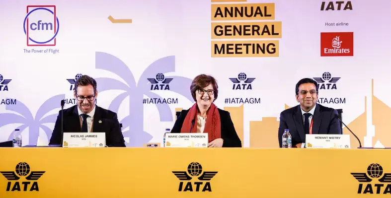 IATA annual general meeting. (Image source: IATA)