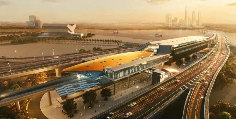 rendering_of_Dubai_Metro_blue_line