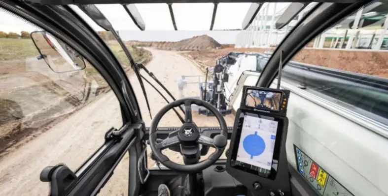 Bobcat has included additional features to enhance the visibility around the machines. (Image source: Bobcat)