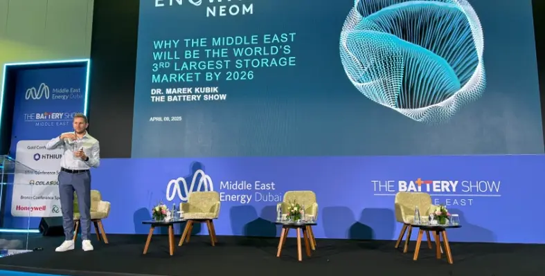 Dr. Marek Kubik, director of BESS at Enowa.Neom