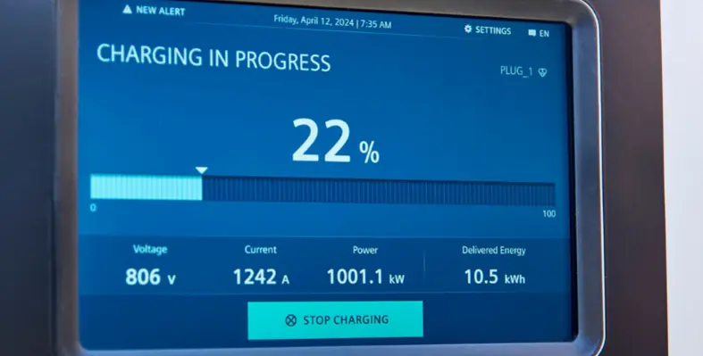 Prototype Megawatt Charging System [MCS] from Siemens successfully delivered a 1MW charge.
