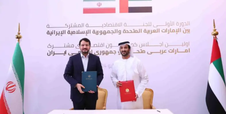 UAE and Iranian representatives.